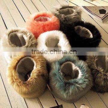 Winter Oversleeve Luxurious Rabbit Fur Real Coat Fur Cuff photo-6