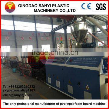 PVC co-extrusion machine/pvc/wpc three layer foam board extrusion line
