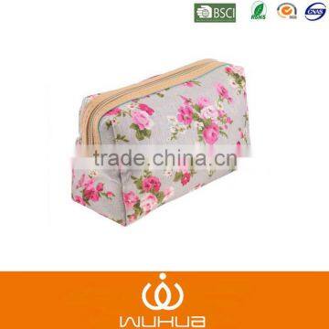 Factory Wholesale Colorful Cosmetic Bag With Nylon Zipper photo-2