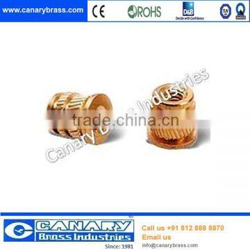 brass threaded insert for plastic