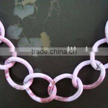 4mm thick aluminum chain painted color