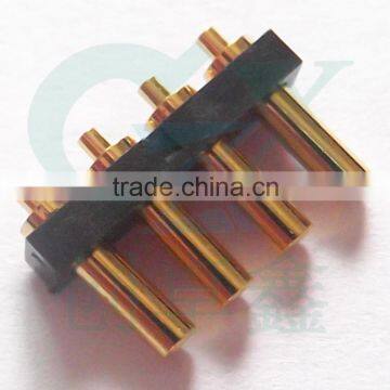 waterproof connector 4 pin pogo pin connector spring loaded pin