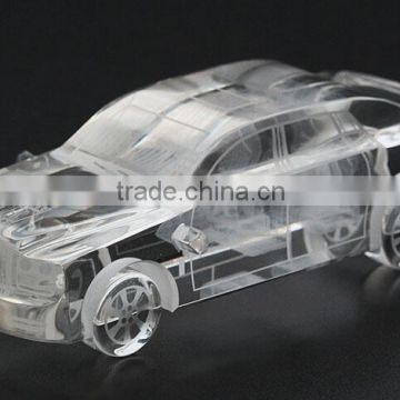 wholesale transaprent 3d realistic crystal car model