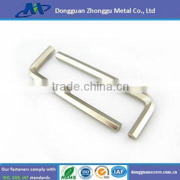 China manufacturer Carbon steel hex wrench