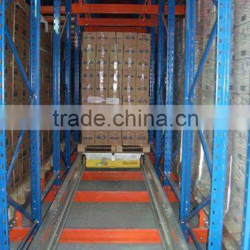 shuttle racking for steel pallet