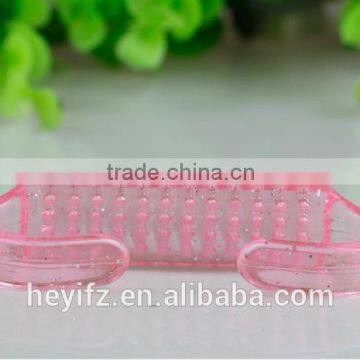 Hot Sell Multi-Color Ox Horn Shaped Nail Cleaning Brush photo-5