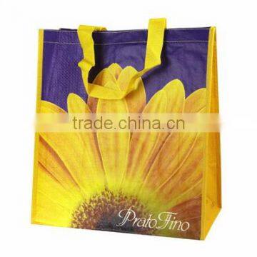 China factory cheap promotion gift reused laminated pp woven shopping bags,custom PP woven bag.