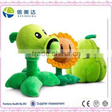 wholesale plush toy stuffed toy the war between plant such as sunflower