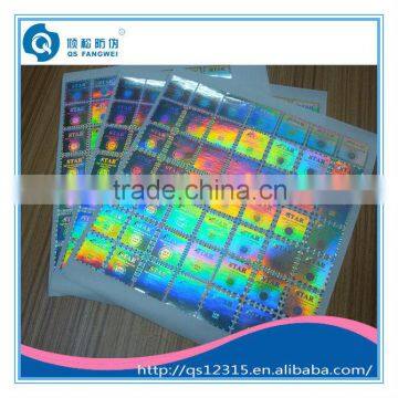 Secure orignal authentic holographic sticker