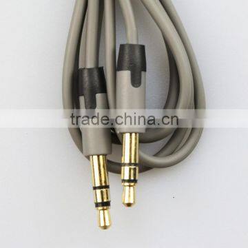 New design Colorful 3.5mm Audio Cable Aux Cable Grey