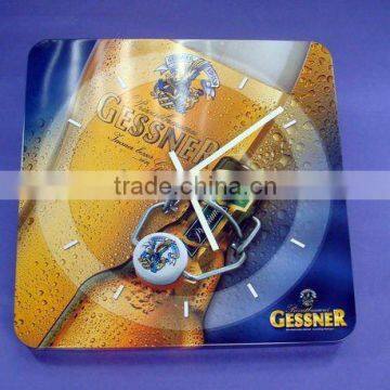 Tin wall clock from manufacturer in Dongguan China