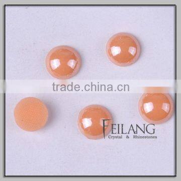 Feilang popular hotfix round ceramicl beads from china