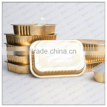 Large Size Smooth Wall Aluminum Foil Container