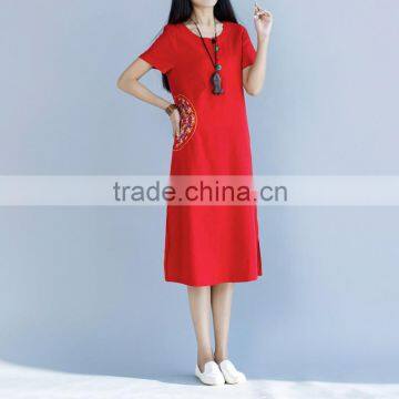 JPSKIRT1605980 Latest Fashion Ladies Casual Long Blue Dress