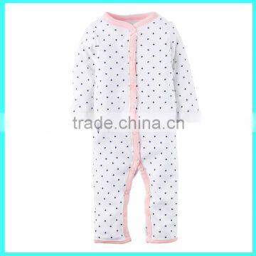 Factory sale girl's jumpsuit baby long sleeve underwear long sleeve baby bodysuit