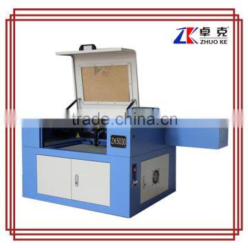 Small size high speed CO2 5030 60W Laser cutting machine mdf with Leetro USB controller 500*300mm