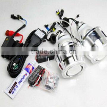 3.0"inch hid bixenon projector lens ShengWell auto angle eye projector lens car double angle eyes projector lens