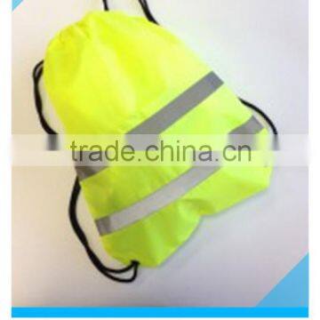 New Style Reflective Neon Yellow Color Drawstring Shoe Bag photo-2