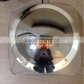 Touch Sensor With Clock Dimmable Warm White 5w Movable Silver New Led Table Lamp photo-4
