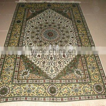 handmade pure silk carpet