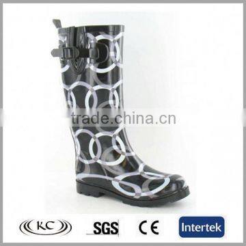Low Price Wholesale Black Ring Horse Knee Boots