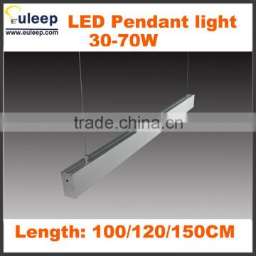 40w/50W/60W office led pendant lighting,commercail office led linear light customized led office ceiling