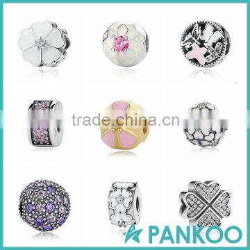 clip lock stoppers charms beads,925 sterling silver custom charms wholesale