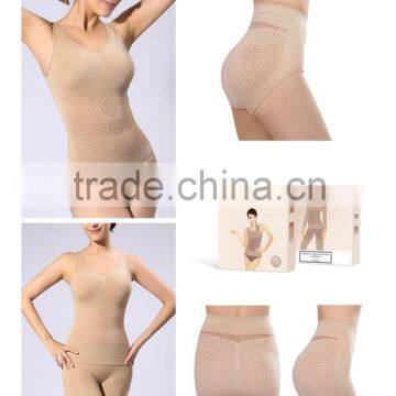 S-SHAPER Women Underwear Far Infrared Seamless Tourmaline Bodysuit