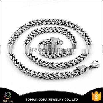 Fashion and 2016 hot sale silver stainless steel chain round pendant necklace chain