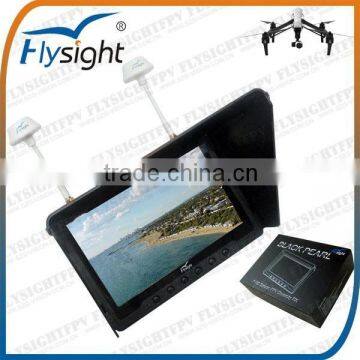 C744 UAV Aerial Photography 7inch 5.8GHz FPV Monitor with Dual Receiver and Foldable Sunshade