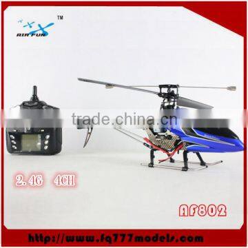 2.4G 4Ch Middle Size Single propeller Metal Propel Rc Helicopter Toy for Adult Gyro 43cm