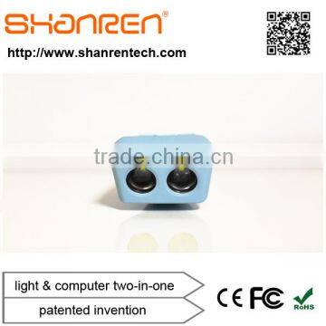 USB rechargeable Rainproof LCD Backlight Bike Odometer wireless bicycle led light