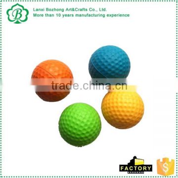 Promotioal printed pu stress ball, cheap pu foam ball