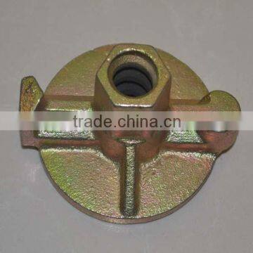 Durable formwork tie rod wing nut