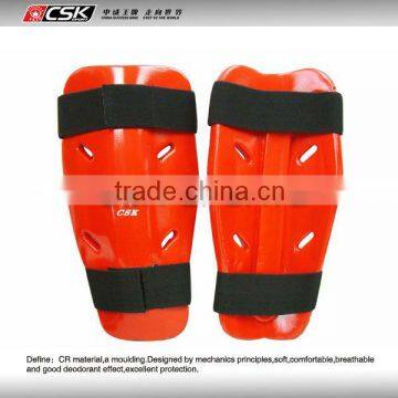 Formed taekwondo shin guards