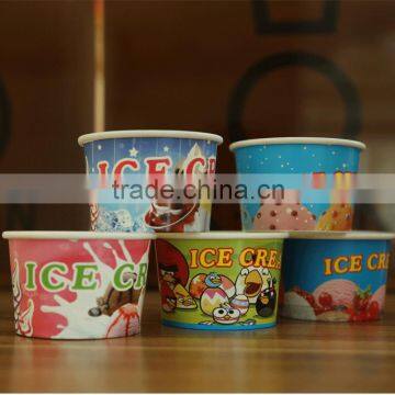 Personalized beautiful design printed paper bowl ice cream packaging