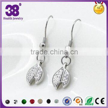 Popular brand earring with Zircon long drop of custom earring