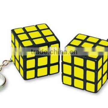 Promotion Mini Plastic Magic Cube Keychain