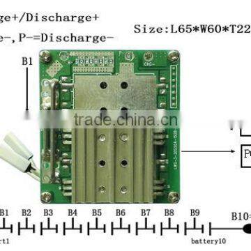 Alibaba china manufacturer For 37V (10S)Li-ion Battery Packs PCM PCB BMS