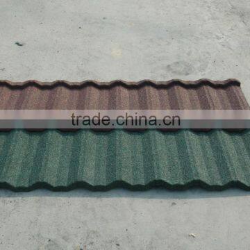 Long Life Nosen Tile Stone Chip Coated Metal Roof Tile Sheet For Sale