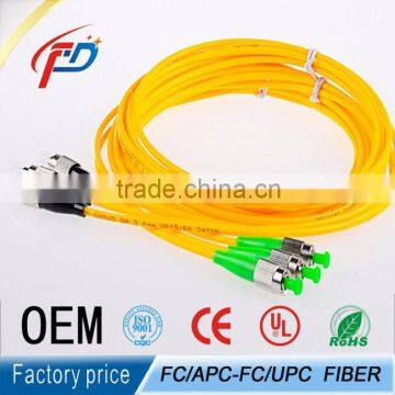 singlemode FC/APC-FC/UPC fiber optic cable