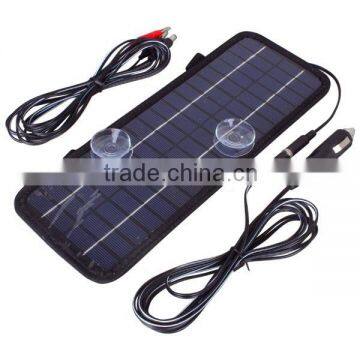 12V 4.5W Portable Power Solar Panel Battery Charger photo-2