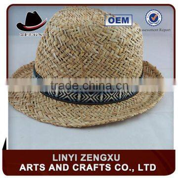 Cheap Polyester Colorful Straw Fedora Hats photo-2