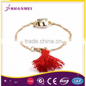 ODM Offered Supplier Metal Accessories Chain Tassel Fashion Bracelets Bangles