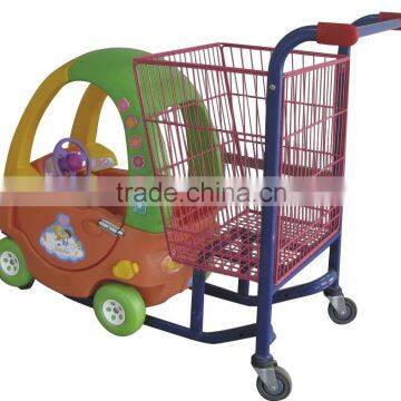 RH-SK02 Colourful Hand Cart Supermarket Shopping Toy Car Shopping Trolley