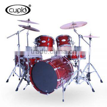 High grade 6pcs maple burl wood drum set