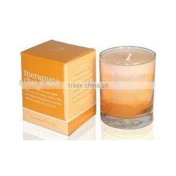 Natural Aroma Custom Glass Jar Candle