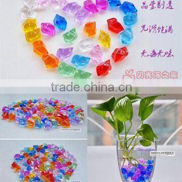 Wholesale Colorful Cheap Acrylic Beads Acrylic Ice Stone