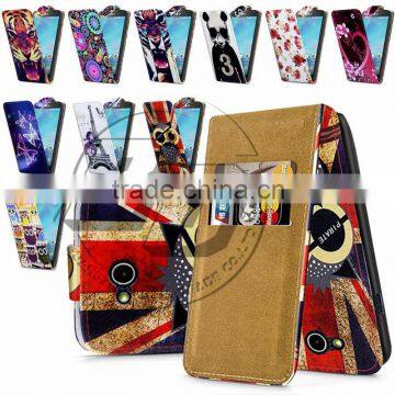 For LG L90 D415 High Quality Print Flip PU Leather Case Cover Moible Phone Case