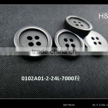 factory wholesale black coat buttons for garment